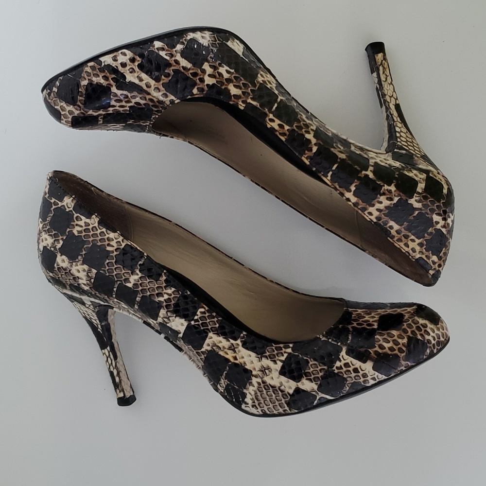 MaxStudio Marabel Snakeskin pumps 6 - Picture 4 of 12